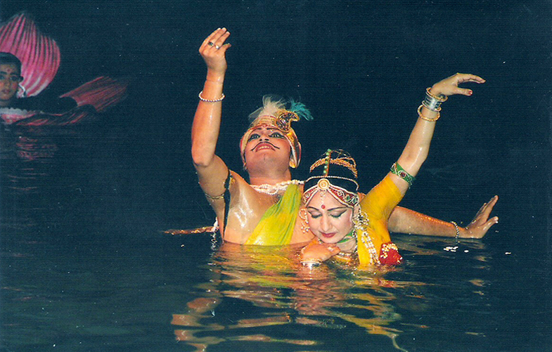 Traditional Odissi artwork